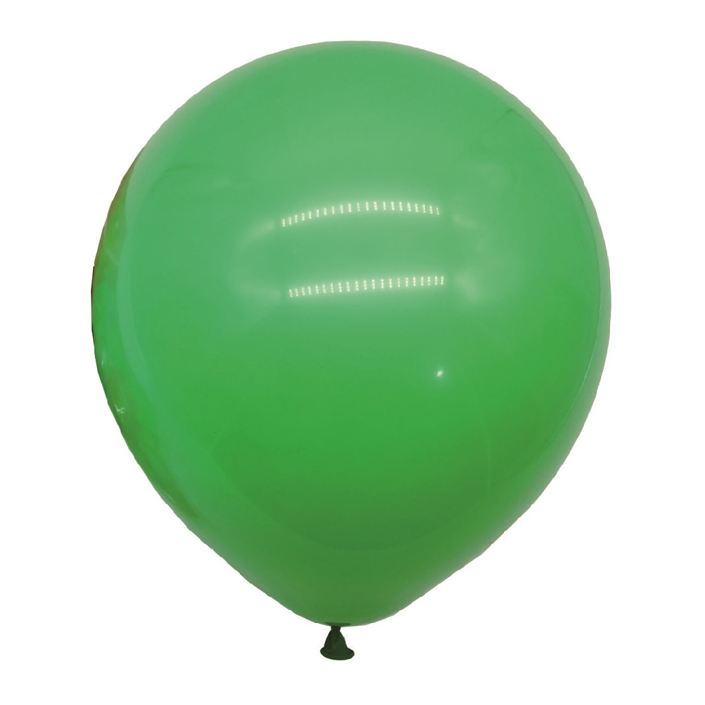 Balon party latex, verde, 25 cm, 20 buc