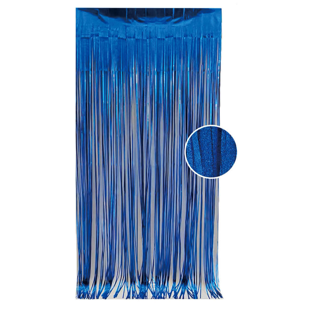Cortina albastru, 2 m x 1 m, QT9902