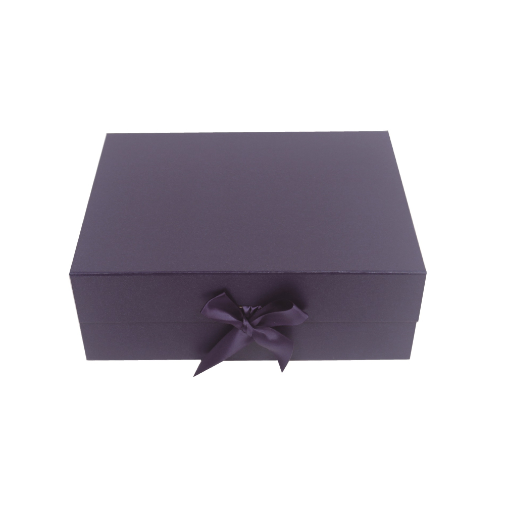 Cutie cadou albastru, 33x25x12 cm, cu funda, PPPZ7228