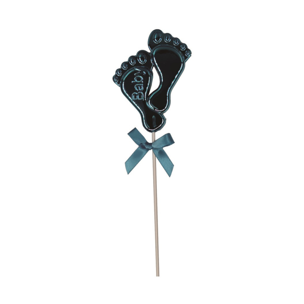 Topper albastru, 21 cm, picior, baby