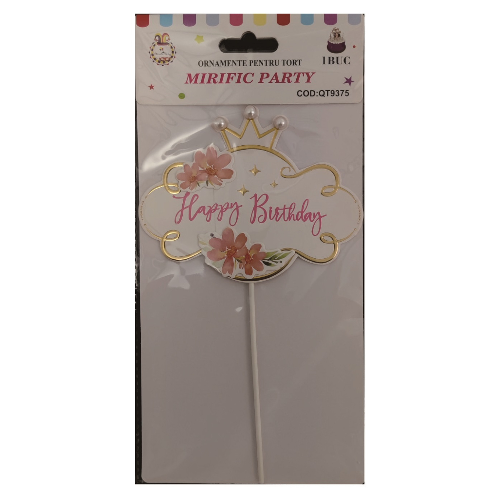Topper multicolor, nor, happy birthday - imagine 2