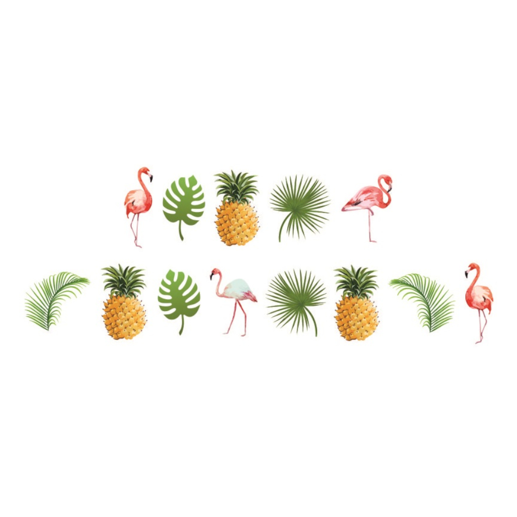 Set ghirlanda decorativa, 3 m, tropical
