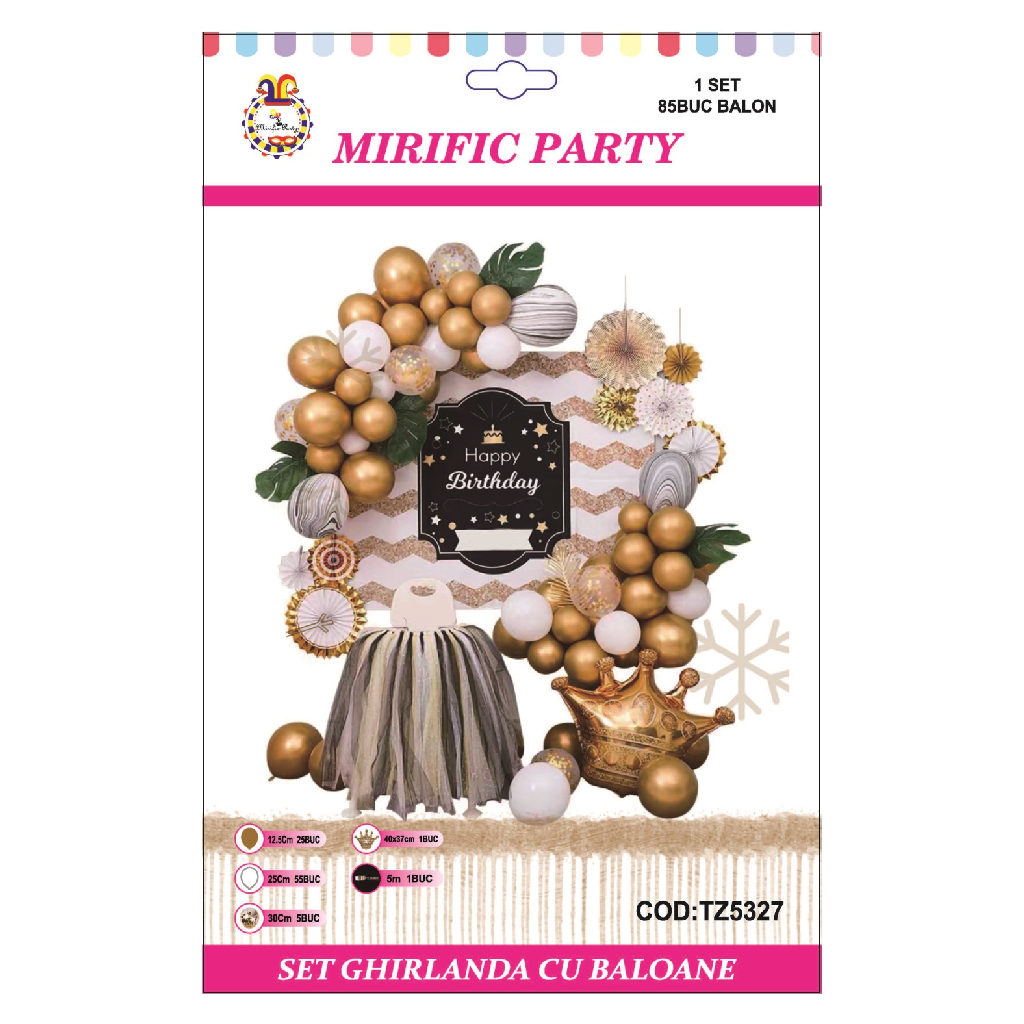Set ghirlanda decorativa multicolor, TZ5327