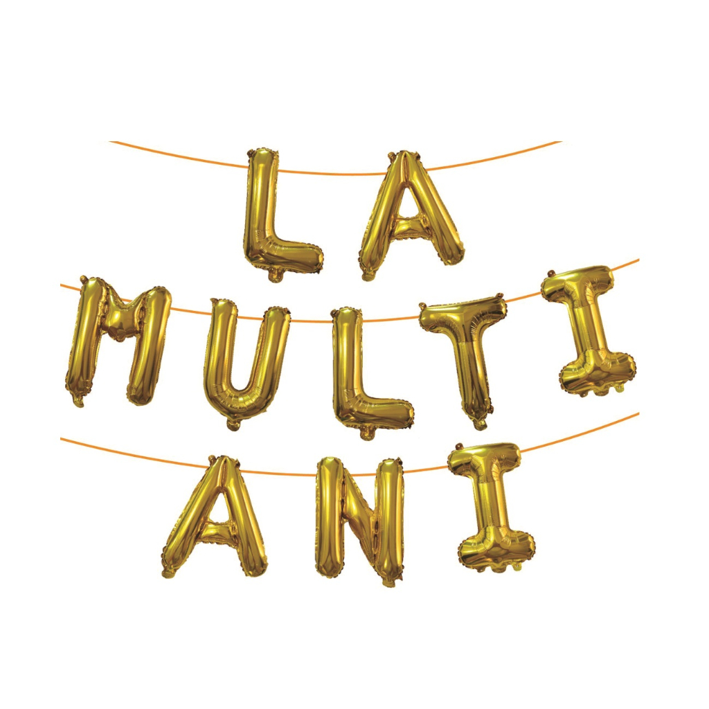 Set ghirlanda decorativa auriu, 40 cm, 6 m, la multi ani