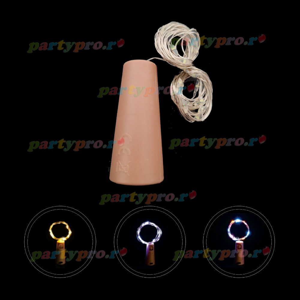 Instalatie 30 Mini LED-uri, 3 m, cu baterii, PPQT8189-1