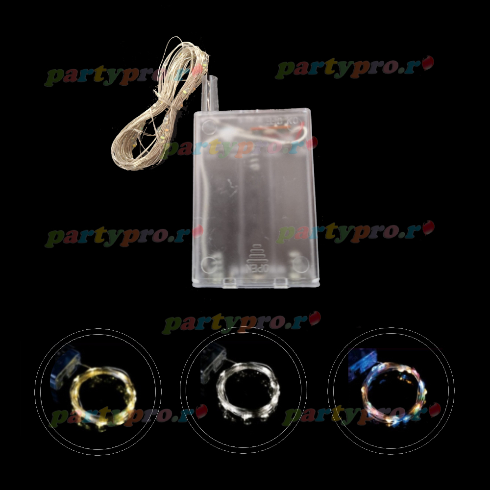 Instalatie 30 Mini LED-uri, 5 m, cu baterii, PPQT8198-0