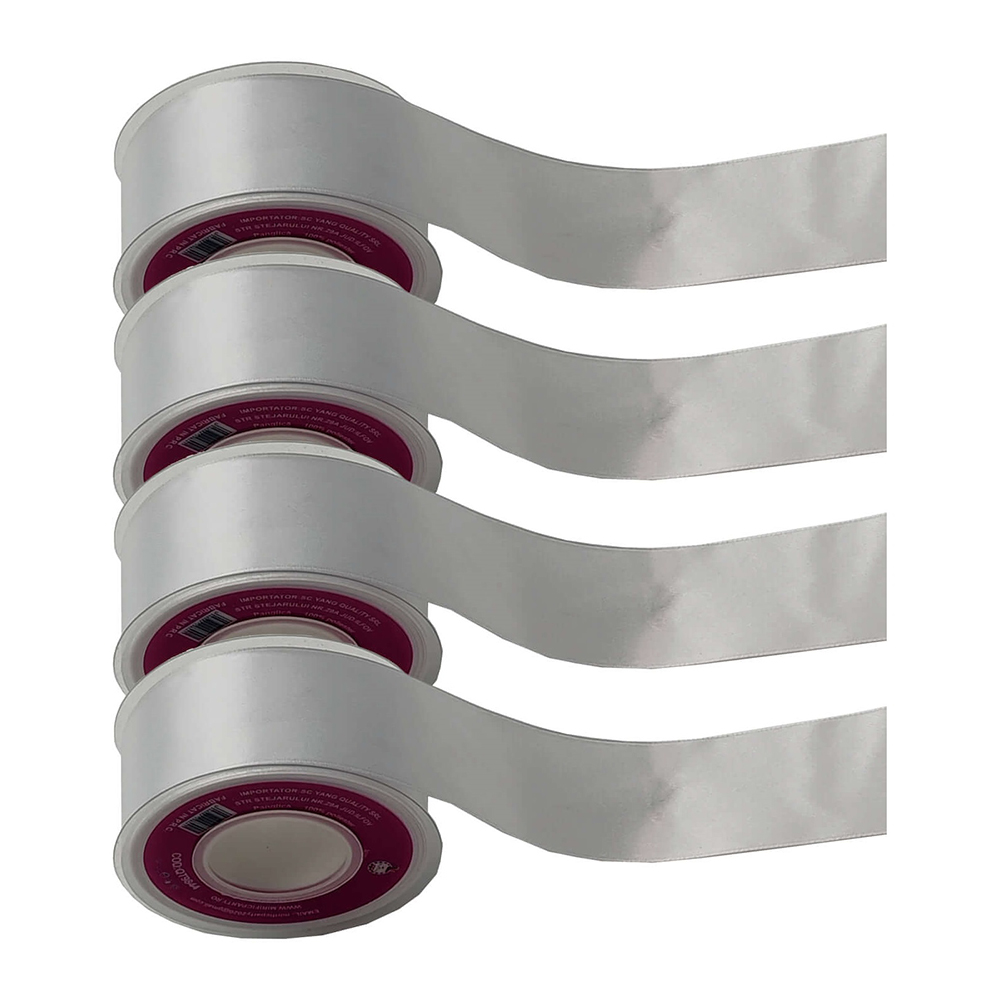 Panglica Satin alb, 23 m x 3.8 cm, QT9844