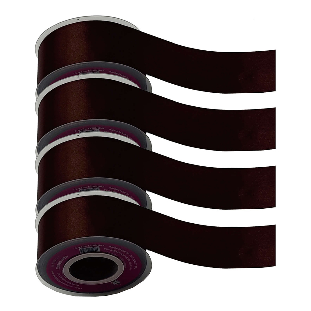 Panglica Satin maro, 23 m x 3.8 cm, QT9859