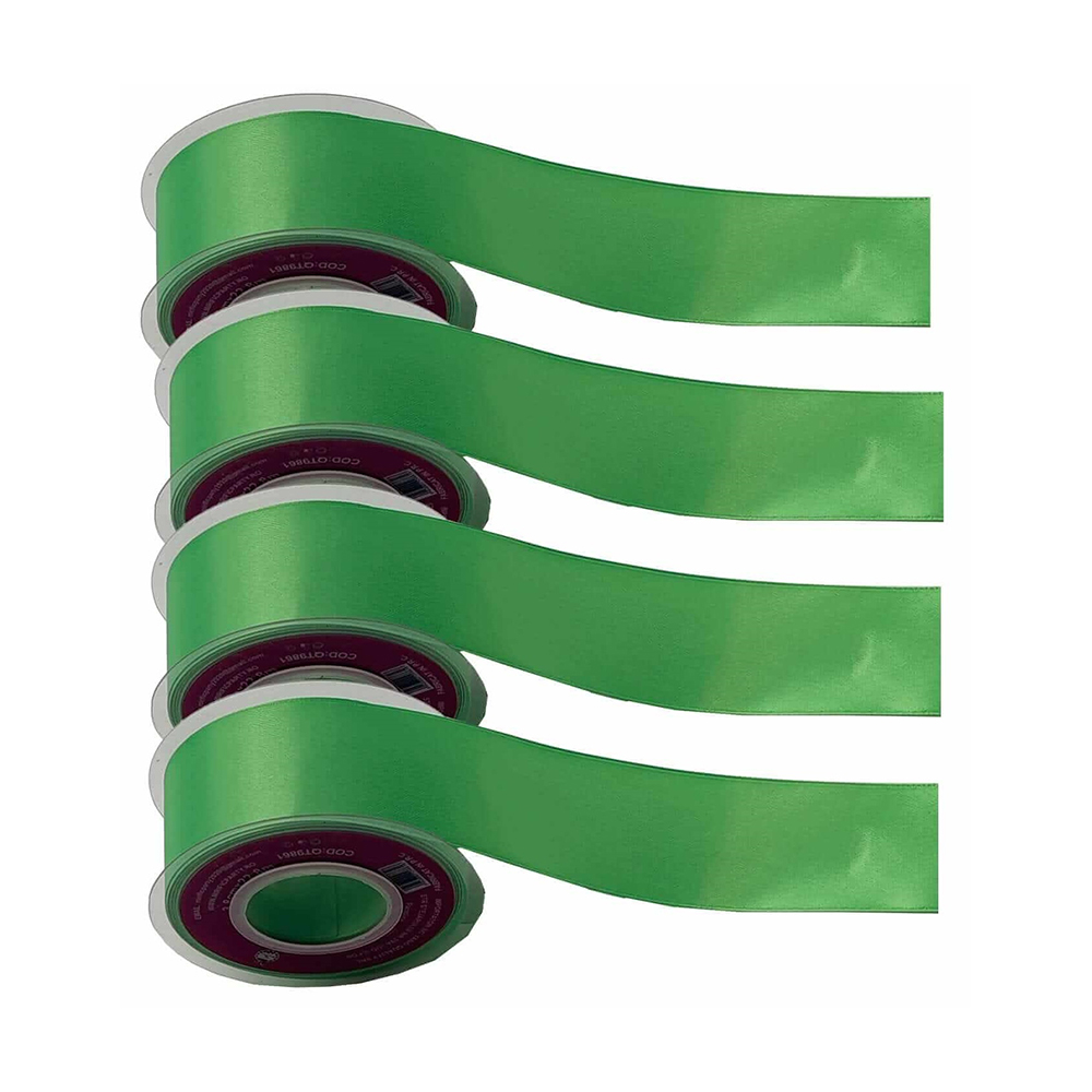 Panglica Satin verde, 23 m x 3.8 cm, QT9861