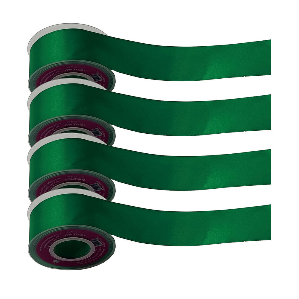 Panglica Satin verde, 23 m x 3.8 cm, QT9854