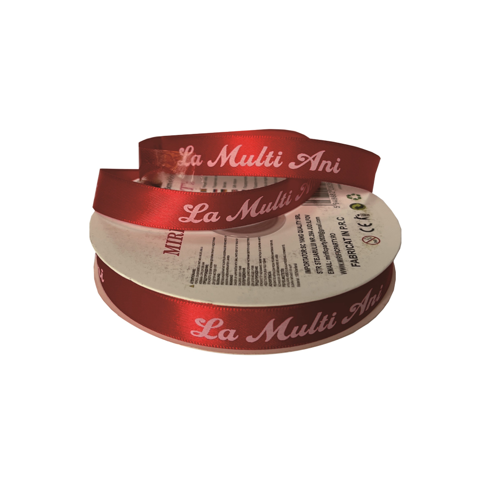 Panglica Satin rosu, 45 m x 1.5 cm, la multi ani, PPQT8263