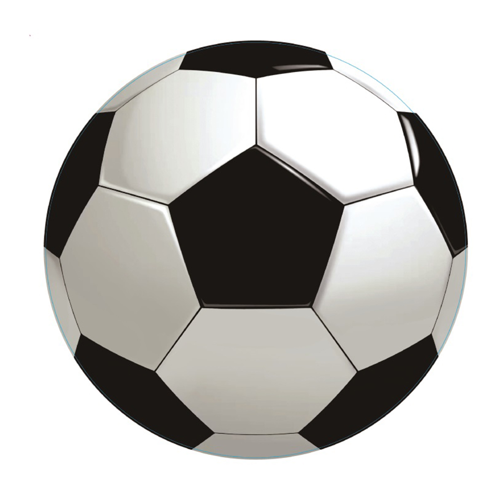 Piniata alb, negru, 43 cm, minge fotbal, QT9802