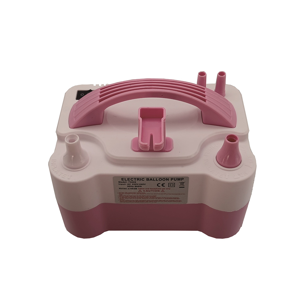 Pompa electrica pentru umflat baloane, roz, alb, PPQT8052