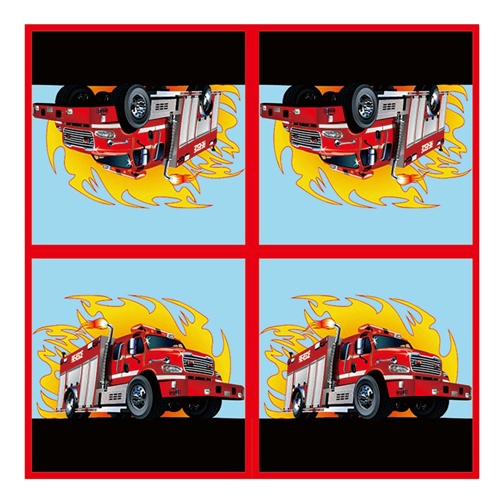 Servetele tort multicolor, 33x33 cm, camion, PZ3874