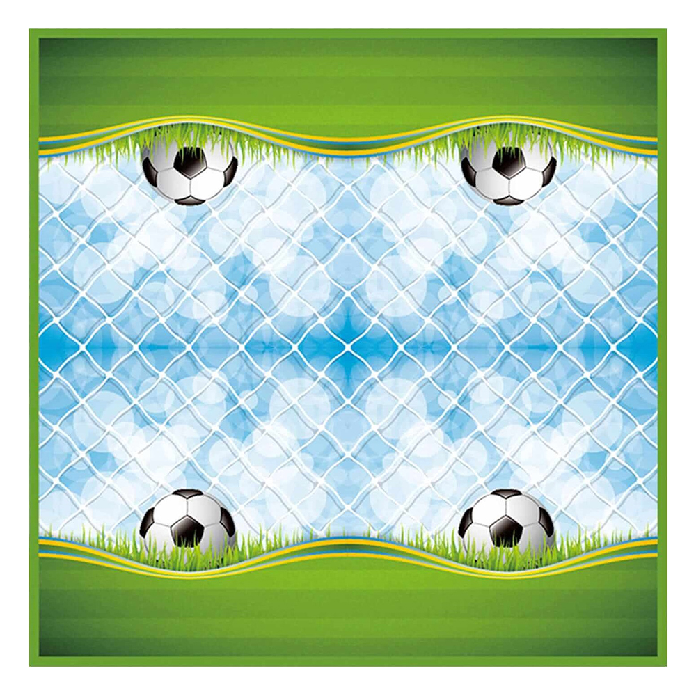 Servetele tort multicolor, 33x33 cm, minge fotbal, PZ3869