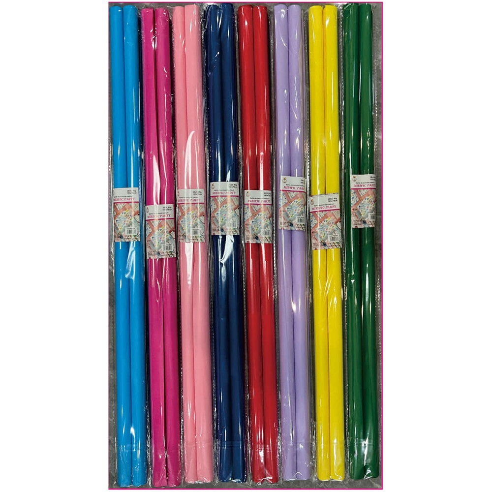 Set 2 buc. hartie de ambalat cadouri multicolor, 100x70 cm, PZ3937, diverse culori