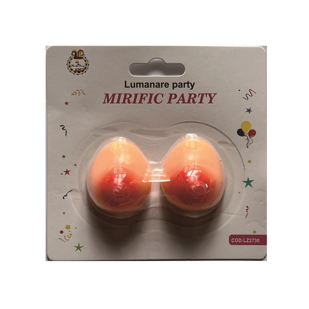 Set 2 lumanari amuzante tort, 3.5 cm, PPLZ2730