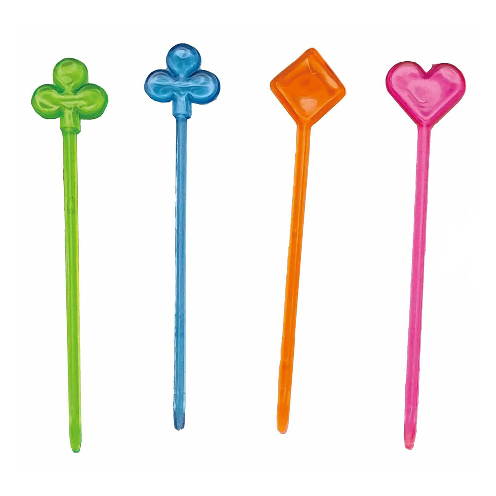 Set 30 buc. scobitori decorative multicolor, 7.5 cm, QT9871