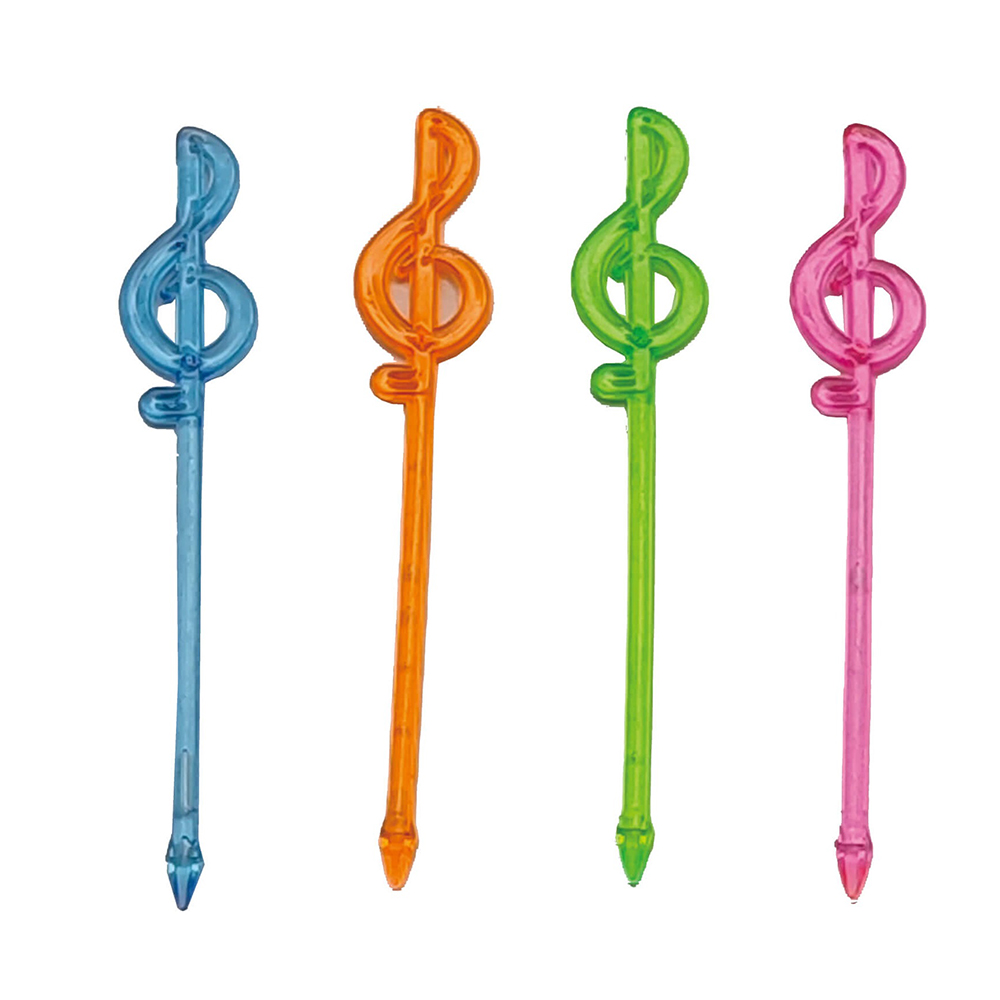Set 30 buc. scobitori decorative multicolor, 8.3 cm, QT9873