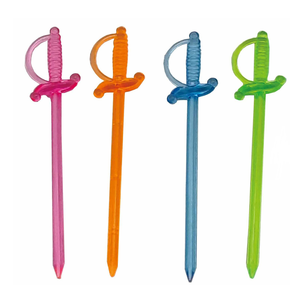 Set 30 buc. scobitori decorative multicolor, 8.5 cm, QT9870