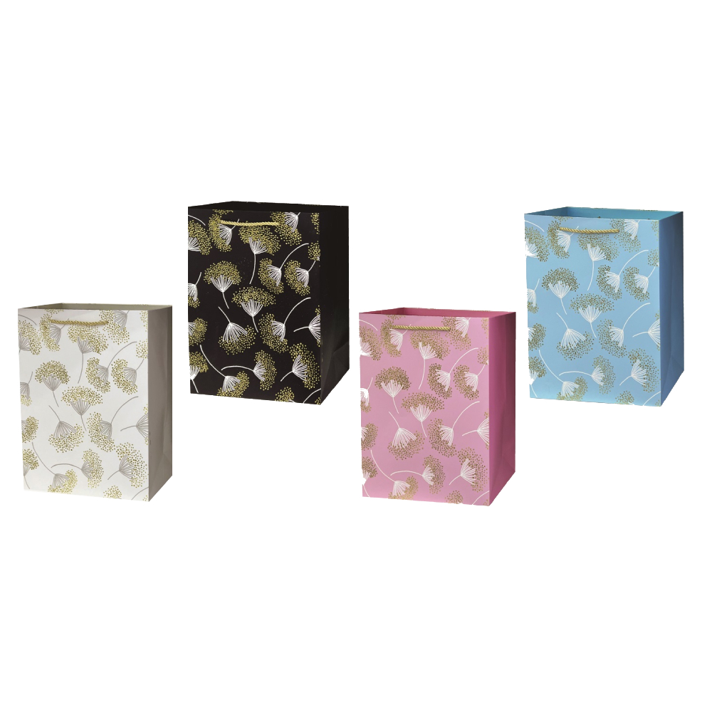 Set 4 pungi cadou, multicolor, 23x18x10 cm, PPPZ7356