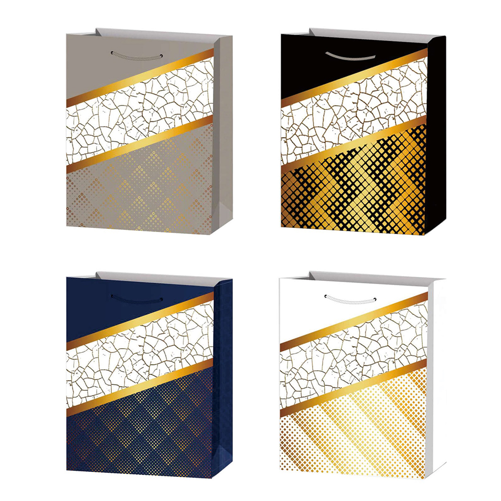Set 4 pungi cadou multicolor, 32x26x10 cm, PZ3792