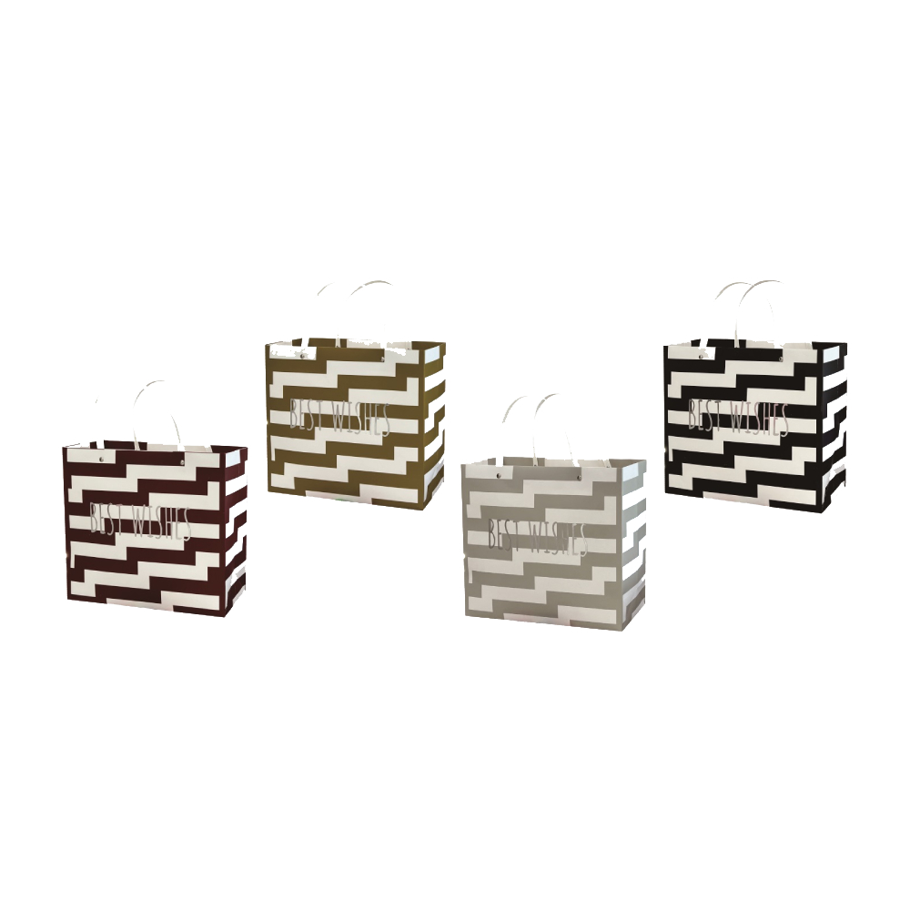 Set 4 pungi cadou, multicolor, 32x26x12 cm, PPPZ7330