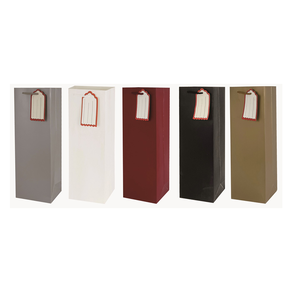 Set 4 pungi cadou, diverse culori, 36x12.5x8.5 cm, PPPZ3981