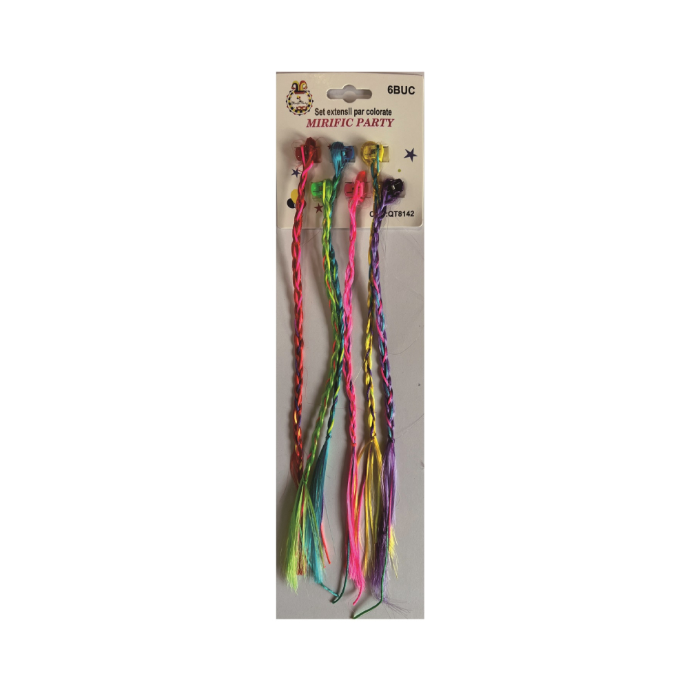 Set 6 extensii par colorate, PPQT8142