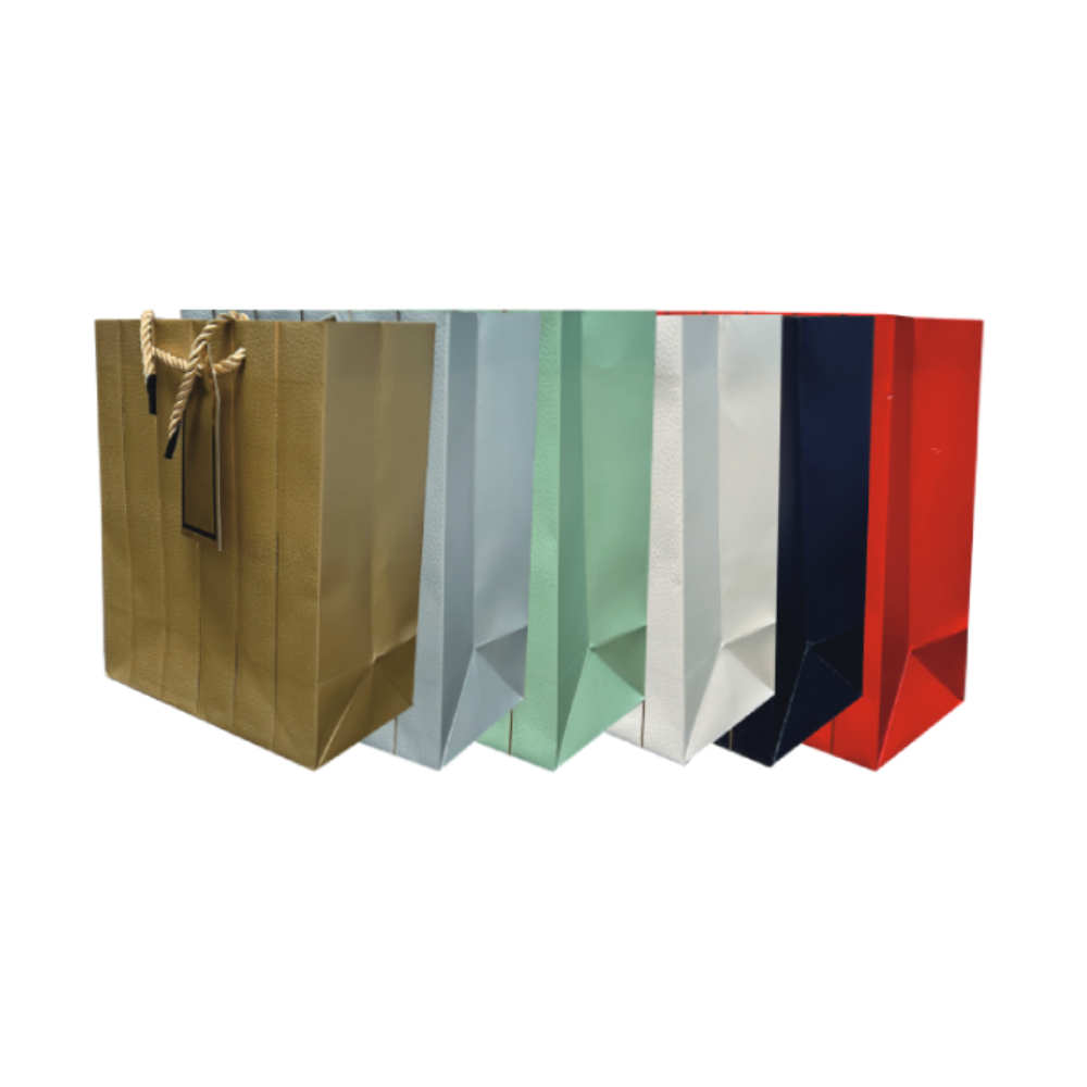 Set 6 pungi cadou, diverse culori, 42x31x12 cm, PPPZ7089