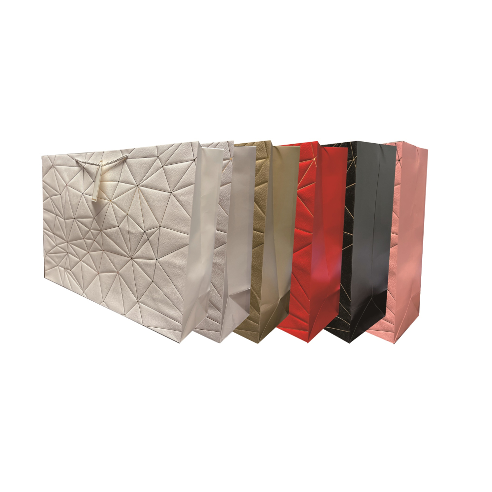 Set 6 pungi cadou, diverse culori, 50x40x15 cm, PPPZ7099