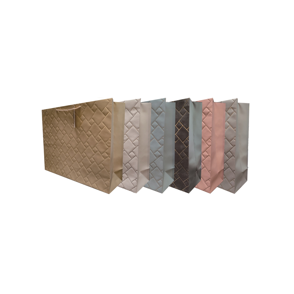 Set 6 pungi cadou, diverse culori, 50x40x15 cm, PPPZ7098