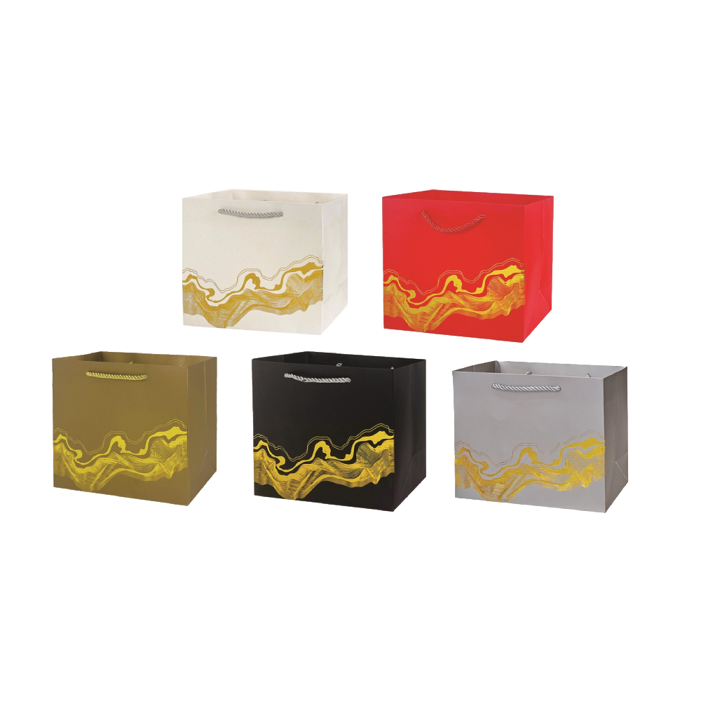 Set 6 pungi cadou, multicolor, 23x18x10 cm, PPPZ7344