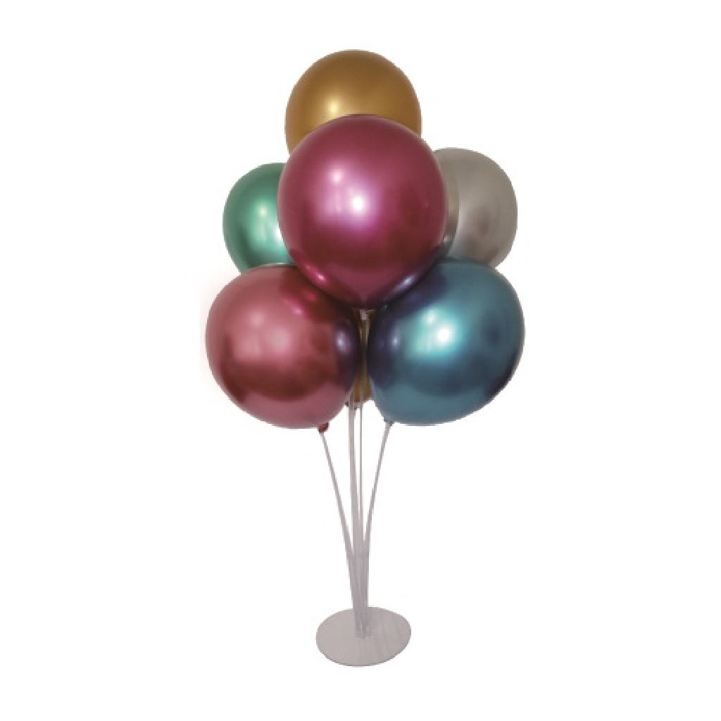 Set suport 7 baloane, multicolor, 70 cm, TZ5084