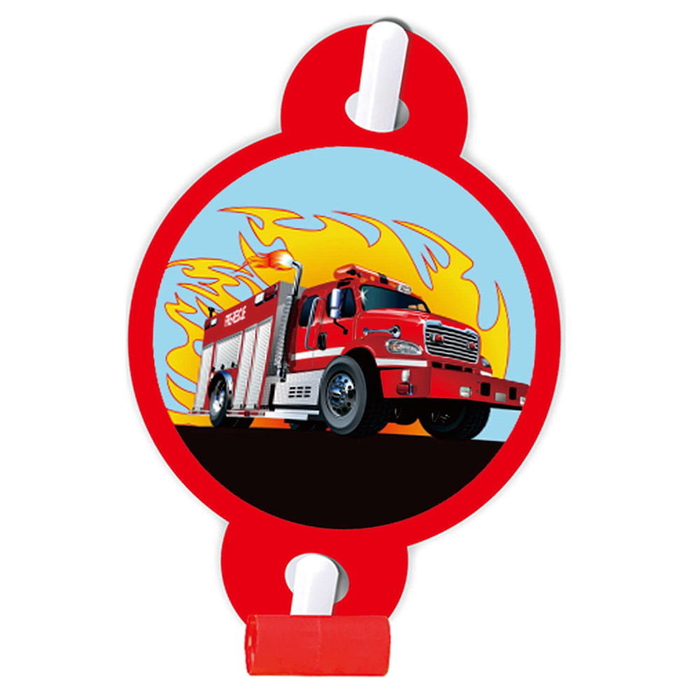 Set 8 buc suflatori multicolor, 26 cm, camion, QT9821