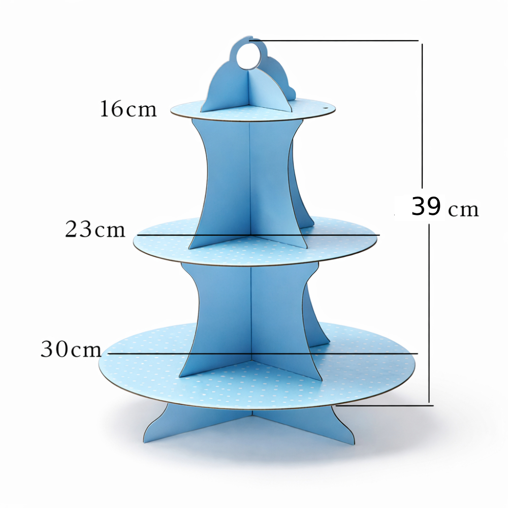 Suport etajat pentru prajituri, dinozaur, PPPZ7126 - imagine 2