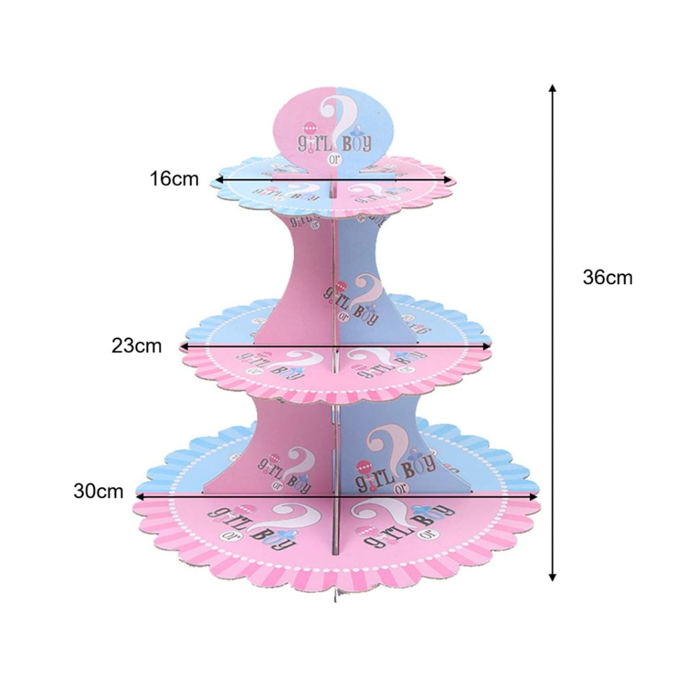Suport etajat pentru prajituri, girl or boy, PPPZ7125 - imagine 2