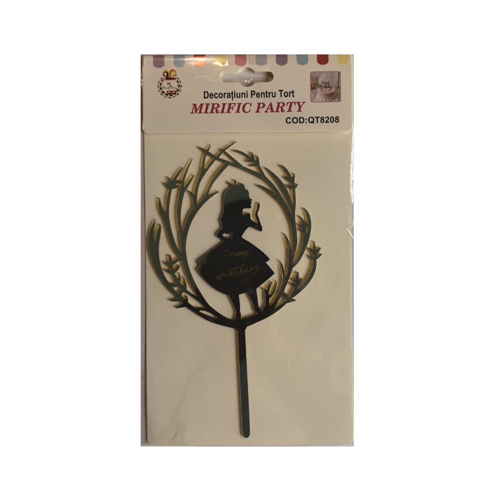 Topper albastru, printesa, PPQT8208