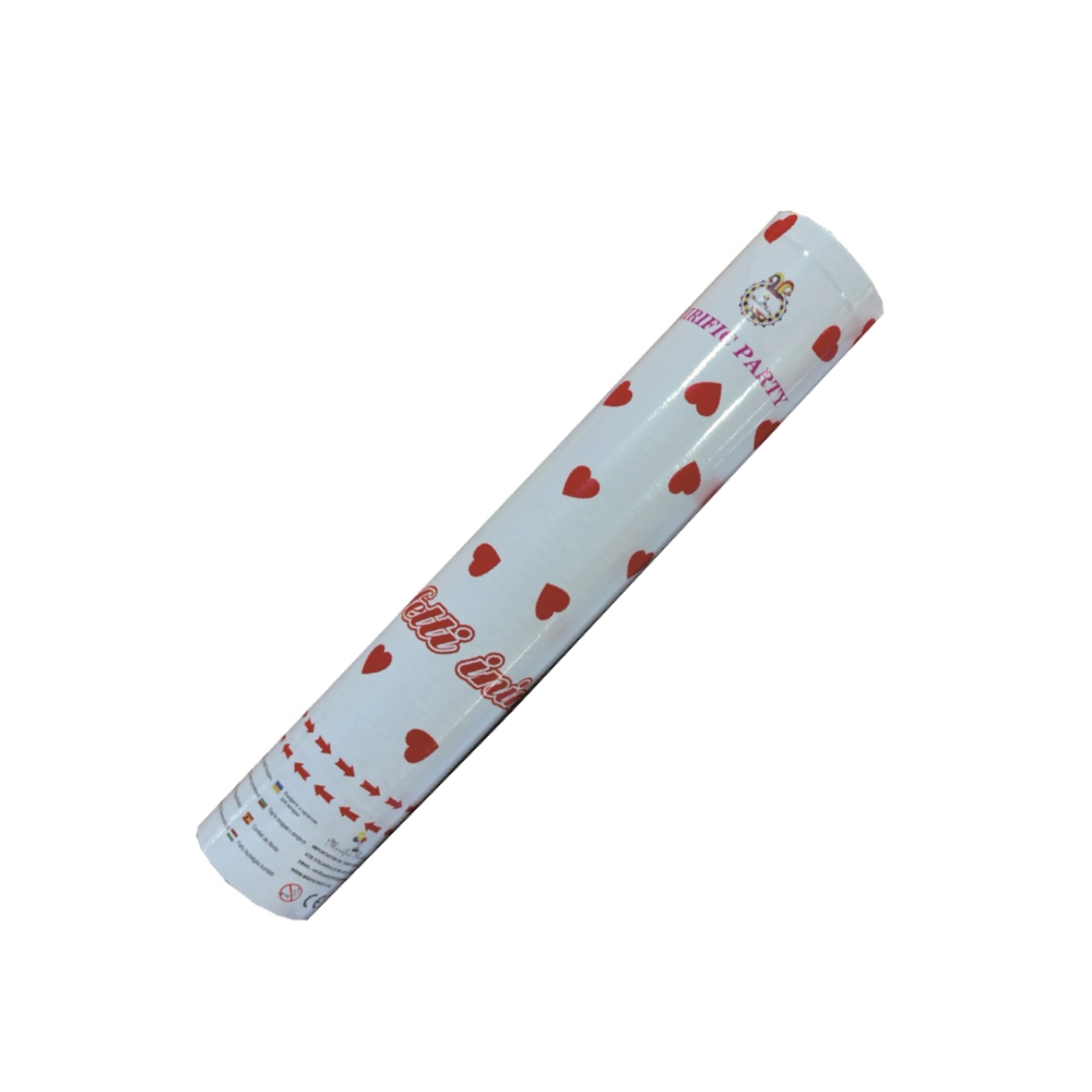 Tub confetti 30 cm, inima, PPLP3591