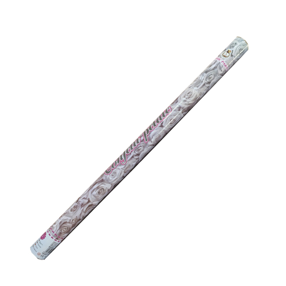 Tub confetti alb, 80 cm, petale, PPLP3596