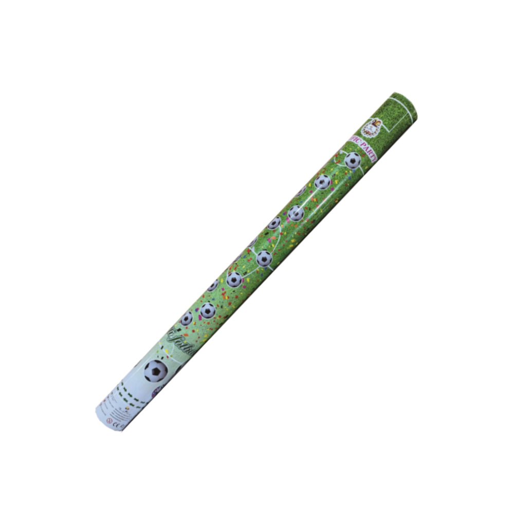 Tub confetti colorate, 60 cm, minge fotbal, PPLP3584