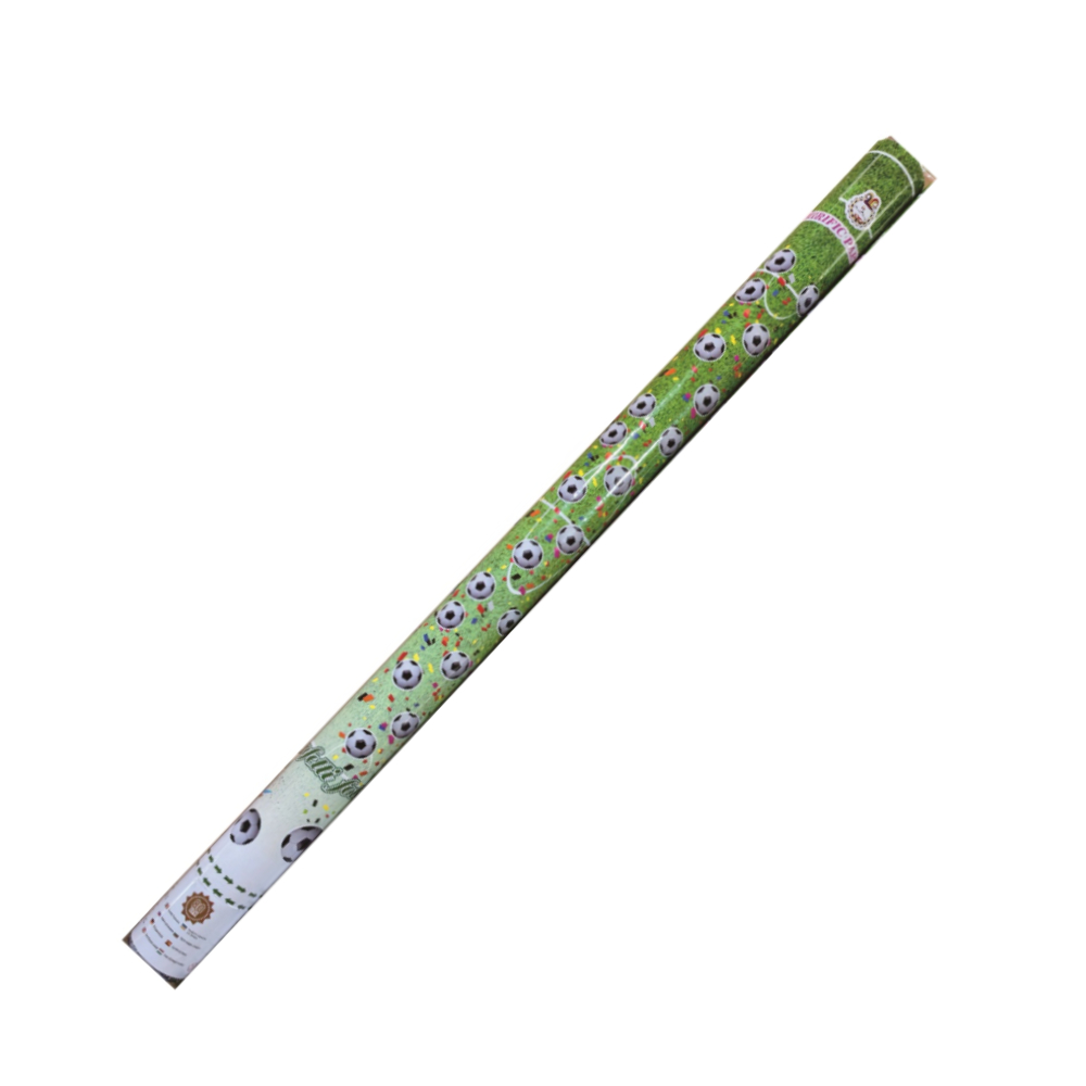 Tub confetti colorate, 80 cm, minge fotbal, PPLP3585