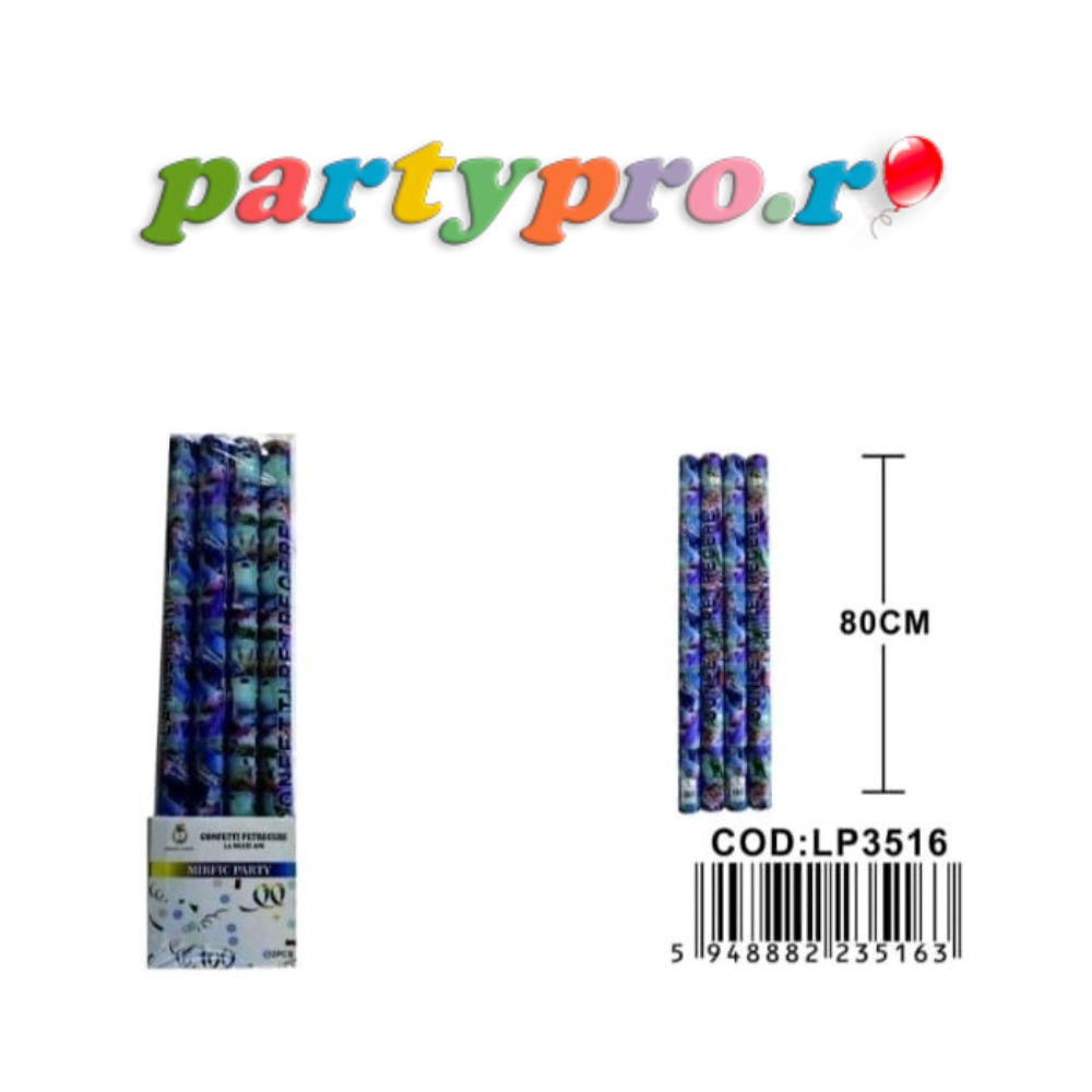 Tub confetti euro, 80 cm, PPLP3516